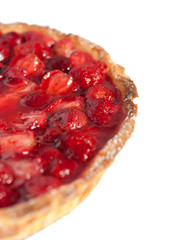 Pie with red berries