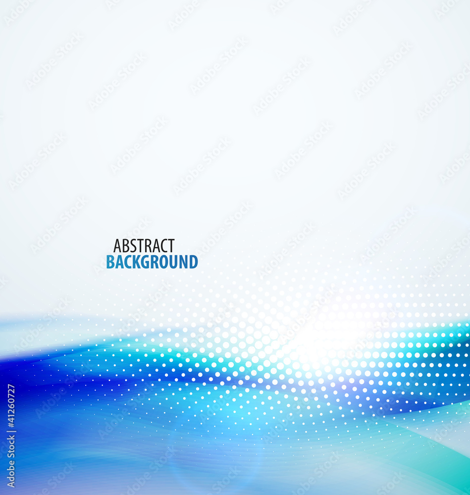 Poster abstract wave background