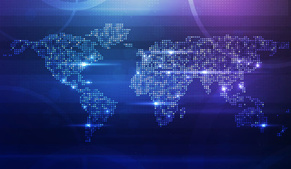 Obraz premium World map