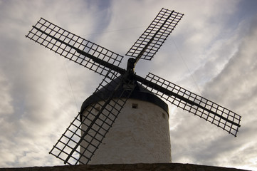 Aspas molino de viento