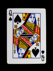 Playing card (queen)