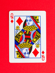 Playing card (queen)