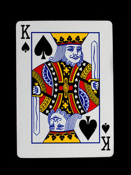 Playing card (king)