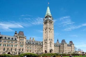 Fotobehang Ottawa Parliament buildings © mario beauregard