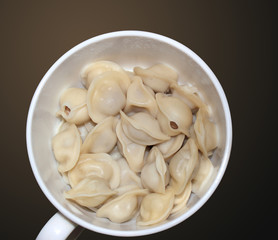 dumplings on a plate