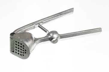 Garlic Press isolated against white