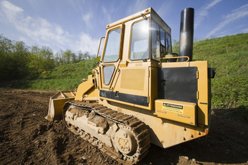 escavatore giallo