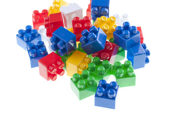 Plastic constructor bricks