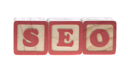 SEO wooden cubes