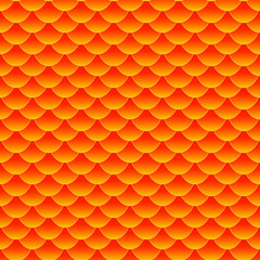 Seamless small goldfish or koi fish scale pattern © Sylvie Bouchard