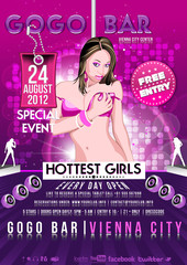 Flyer Gogo Bar