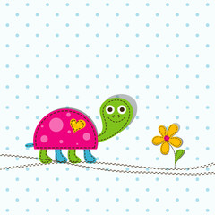 Template greeting card, vector