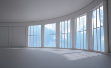 Large window interior view
