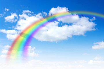rainbow in the sky © Alekss