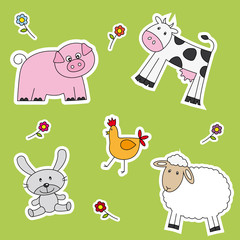 Obraz premium Animales de granja