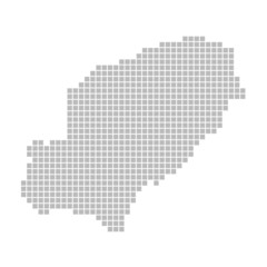 Pixelkarte - Ibiza