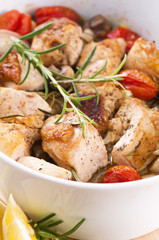 Hähnchen mit Gemüse