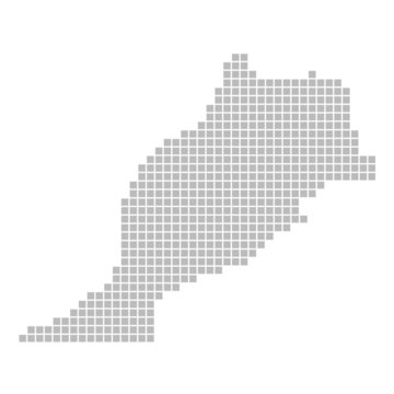 Pixelkarte - Marokko