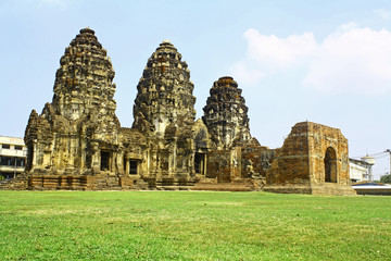 Phra Prang Sam Yod. Lopburi Province, Thailand.