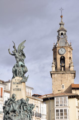 Virgen Blanca square, Vitoria-Gasteiz (Spain)