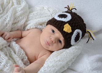 Newborn als Eule