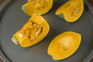 Pumpkin - Tart fig jam preparation