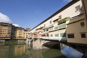 Fototapeta na wymiar Florence - Ponte Vecchio sur l'Arno