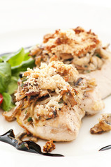 Hähnchen mit Brotkruste