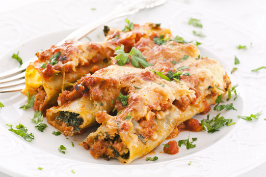 Cannelloni Mit Spinat