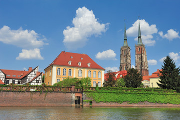Wroclaw - Ostrow Tumski - Cathedral - River Odra