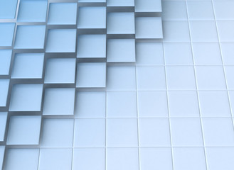 Abstract digital 3d squares background