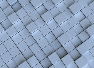 Abstract digital 3d blocks background