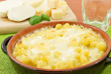gnocchi with cheese