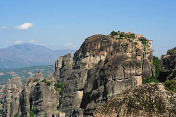 Fototapeta na wymiar piękny klasztor Meteora rock w Grecji