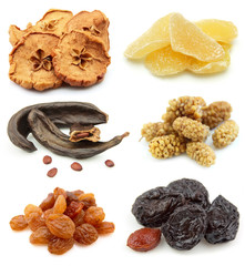 Collection of dried fruits