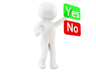 Fototapeta premium yes or no