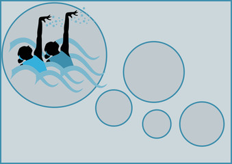 Synchronized swimming