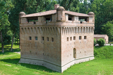 Fortress Rocca Stellata. Bondeno. Emilia-Romagna. Italy.