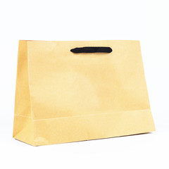 plain paper bag, brown plain paper bag.