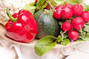 Świeże, sezonowe warzywa