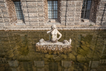 Statua nella Villa della Regina di Torino, Piemonte, Italia