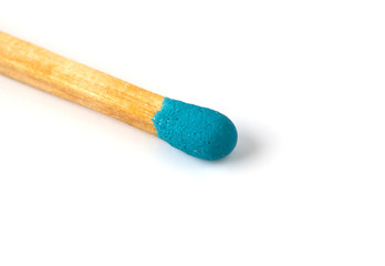 match isolated on white