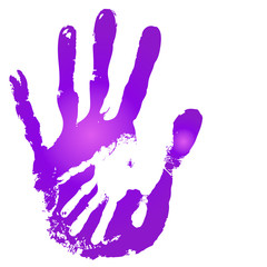 Conceptual woman and child hands