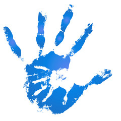 Conceptual woman and child hands