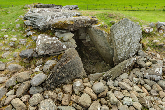 Burial Mounds Kilmartin Glen, Scotland.