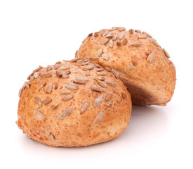 Two sandwich bun with sunflower seeds