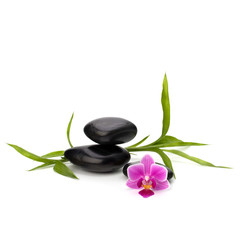 Obraz na płótnie Canvas Zen pebbles balance. Spa and healthcare concept.