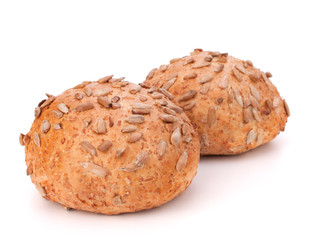 Two sandwich bun with sunflower seeds