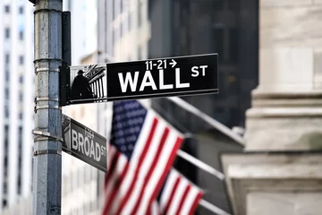 Foto auf Acrylglas Amerikanische Orte Wall Street