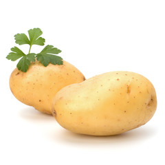New potato and green parsley